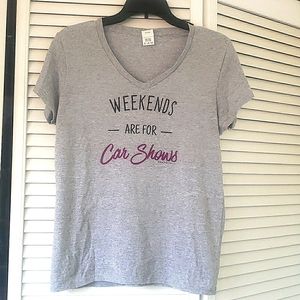 🏁M Racechick Weekends are for Car Shows T
